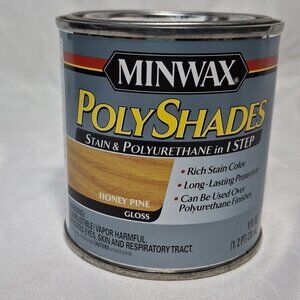 Minwax PolyShades Honey Pine Gloss Stain & Polyurethane 8 Fl Oz